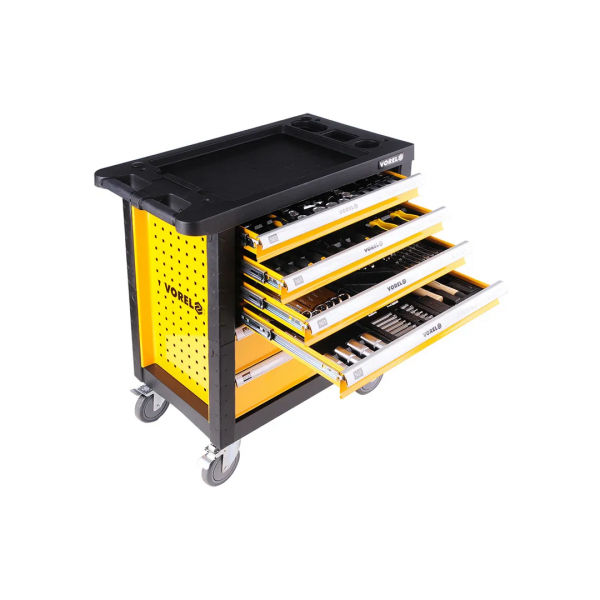 Dulap mobil cu scule 901 x 770 x 458 mm 6 sertare 177 Vorel