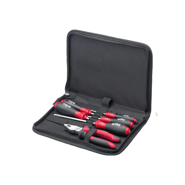 Set de clește și șurubelnițe dielectrice 80 - 180 mm 7 buc. WIHA