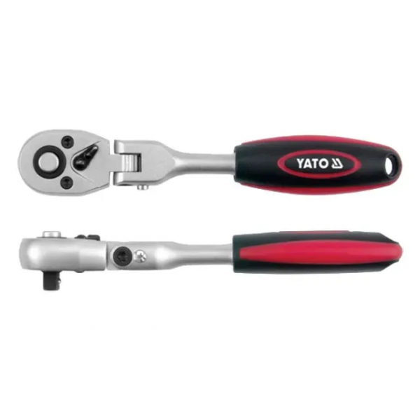 Ключ трещотка с шарниром 1/4" DIN3122 159 мм Yato