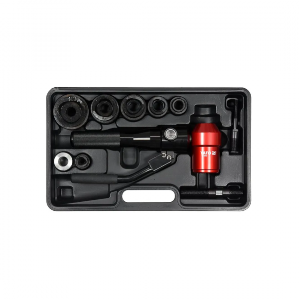 Presă hidraulică pentru găuri 22 - 60 x 3 mm 360° 10 buc. Yato Presă hidraulică pentru găuri 22 - 60 x 3 mm 360° 10 buc. Yato