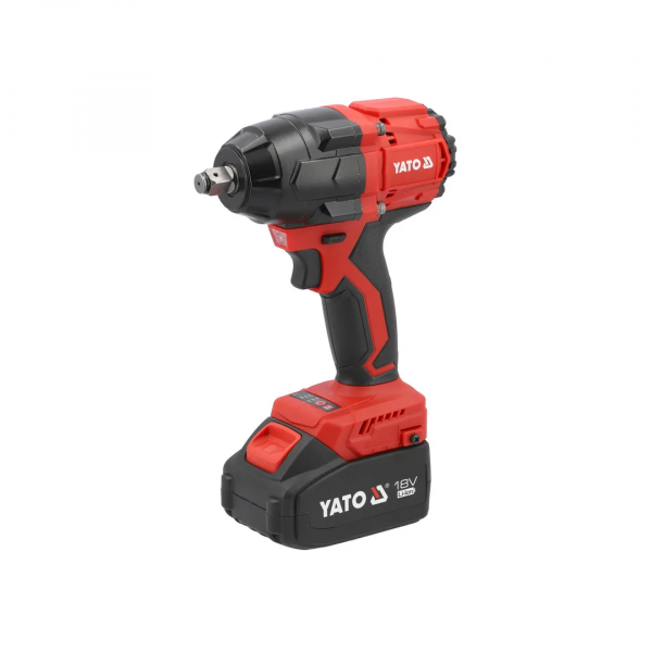 Mașină de înşurubat cu impact pe acumulator 850 Nm 2 x 4.0 Ah (Li-Ion) 18 V 0 - 2350 rot/min Yato