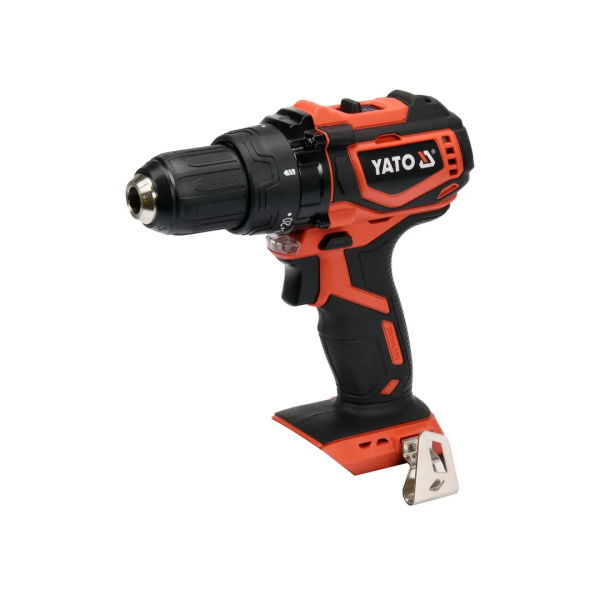 Mașină de găurit/înșurubat pe acumulator (fără acumulator) 42 Nm 18 V 0 - 2000 rot/min Yato Mașină de găurit/înșurubat pe acumulator (fără acumulator) 42 Nm 18 V 0 - 2000 rot/min Yato