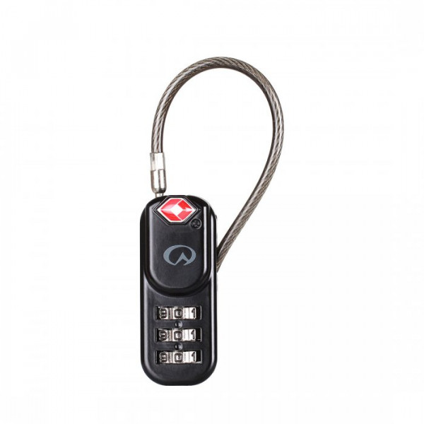 Замок для багажа с металлическим тросиком Lifeventure TSA Zipper Lock