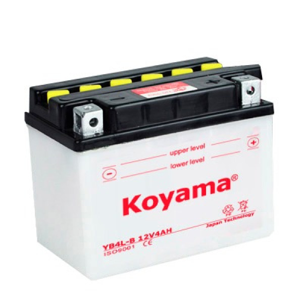 Baterie KOYAMA moto YB4L-B-12V 4Ah Baterie KOYAMA moto YB4L-B-12V 4Ah