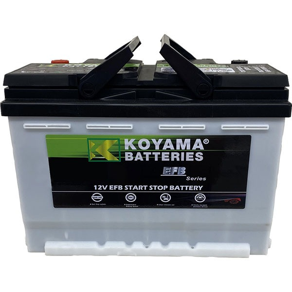 Baterie KOYAMA EFB 75 P+ (700Ah) 278/175/190 Baterie KOYAMA EFB 75 P+ (700Ah) 278/175/190