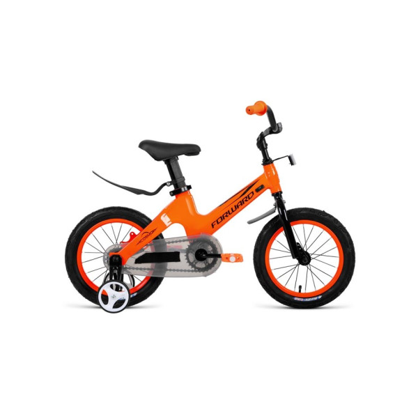 Bicicletă pentru copii FORWARD COSMO 14 (14 "1 viteză) 2020-2021, portocaliu Bicicletă pentru copii FORWARD COSMO 14 (14 "1 viteză) 2020-2021, portocaliu