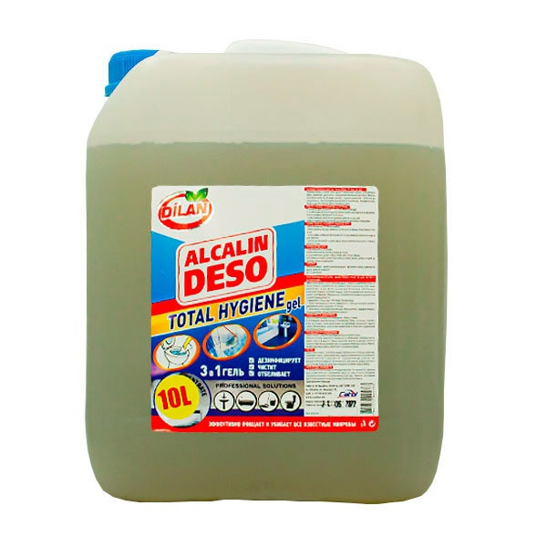 Alcalin Deso Щелочное моющее средство с хлором 10L Alcalin Deso Щелочное моющее средство с хлором 10L
