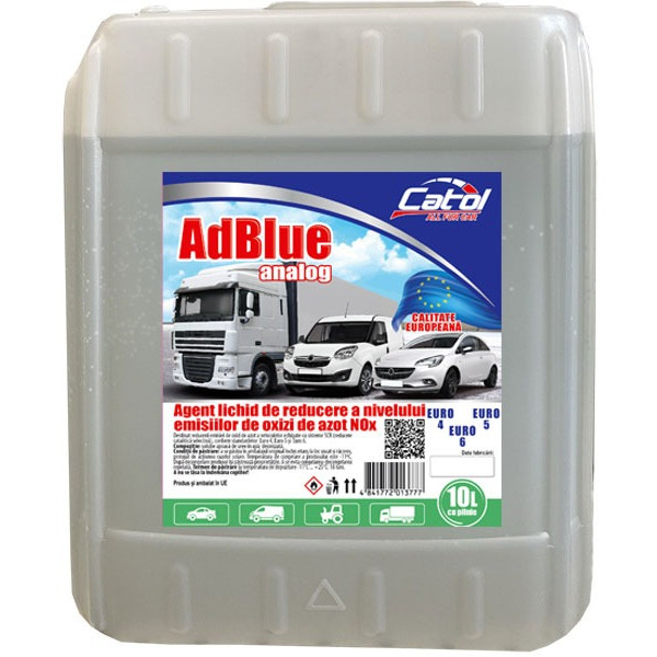 AdBlue® solutia apoasa de uree cu palnie 10 kg AdBlue® solutia apoasa de uree cu palnie 10 kg