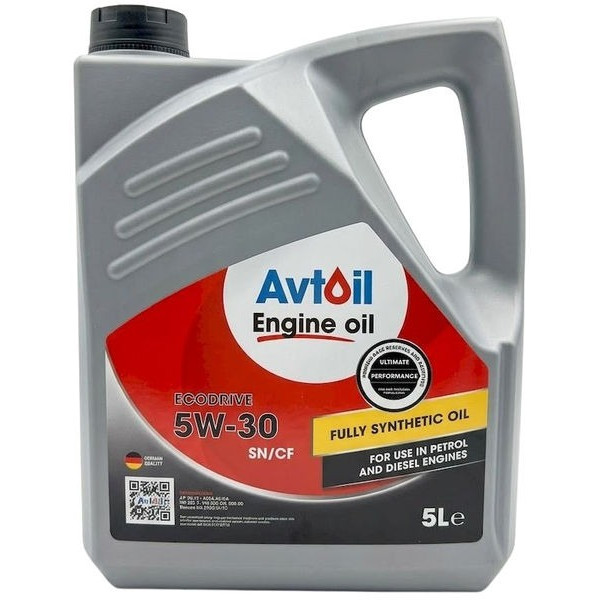 Масло моторное 5W30 EcoDrive SN/CF 5л. "Avtoil" Масло моторное 5W30 EcoDrive SN/CF 5л. "Avtoil"