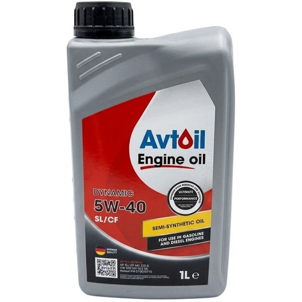 Масло моторное 5W40 Dynamic SL/CF 1л. "Avtoil" Масло моторное 5W40 Dynamic SL/CF 1л. "Avtoil"