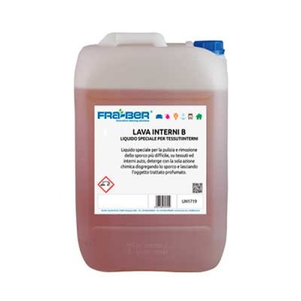 Solutie curatare tapiterie auto Fra-Ber LAVA INTERNI B 5 kg Solutie curatare tapiterie auto Fra-Ber LAVA INTERNI B 5 kg