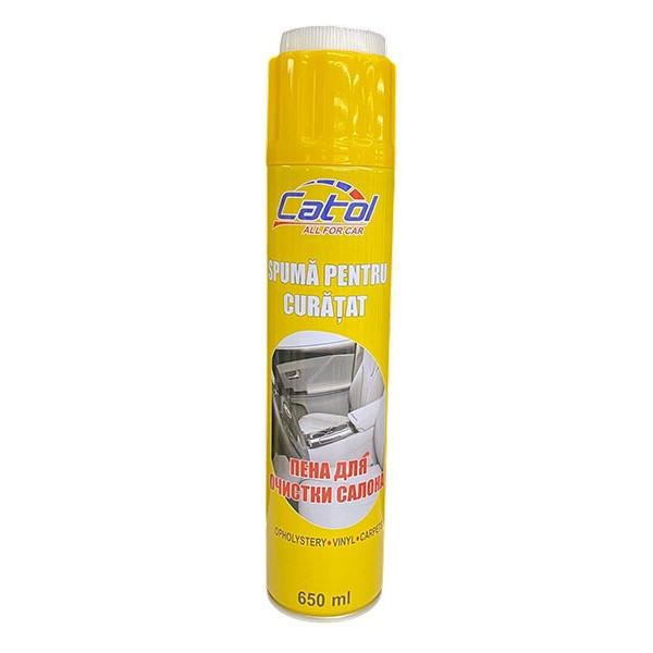 Spuma spray pentru curatarea textil de interior CATOL 650ml Spuma spray pentru curatarea textil de interior CATOL 650ml