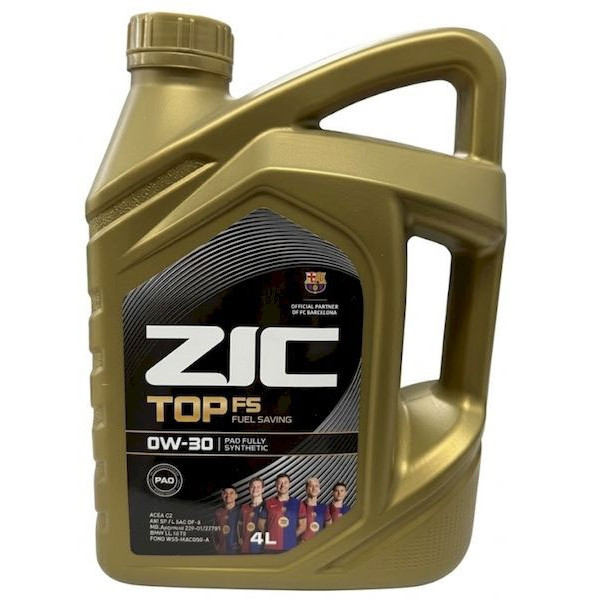 Ulei motor ZIC TOP FS 0W-30 4L Fully Synthetic Ulei motor ZIC TOP FS 0W-30 4L Fully Synthetic
