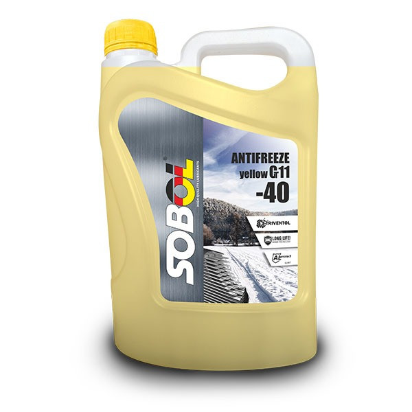 Антифриз -40 G-11 желтый 5л Sobol New Антифриз -40 G-11 желтый 5л Sobol New