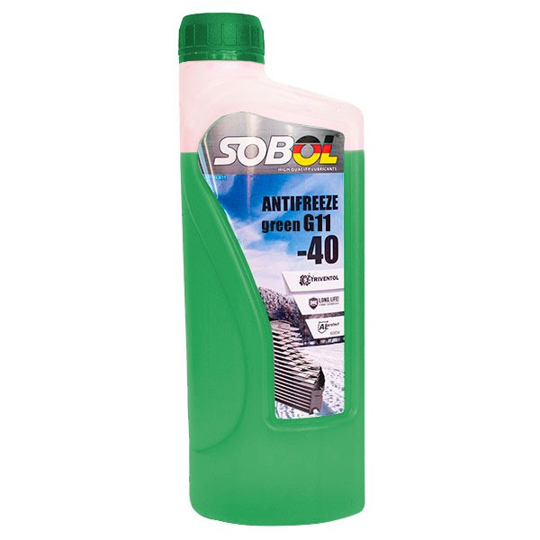 Antigel -40 G-11 verde 1l Sobol New Antigel -40 G-11 verde 1l Sobol New