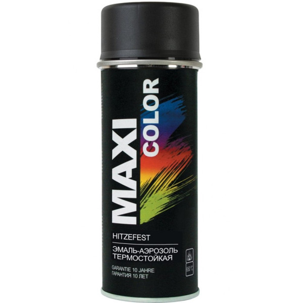 Vopsea termo rezistenta email negru MX0008 Maxi Color RAL0008 400ml Vopsea termo rezistenta email negru MX0008 Maxi Color RAL0008 400ml