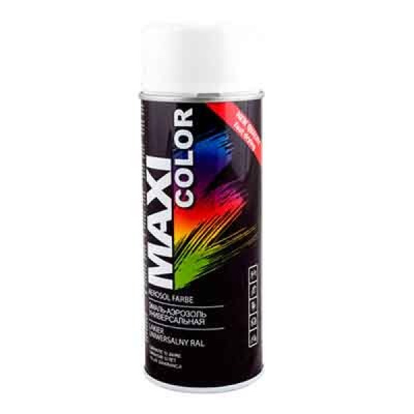 Vopsea spray MX9003 Maxi Color RAL9003 alba 400ml Vopsea spray MX9003 Maxi Color RAL9003 alba 400ml