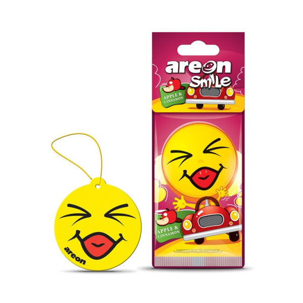 Odorizant Areon Smile Dry 1buc. usc. (Apple & Cinnamon) Odorizant Areon Smile Dry 1buc. usc. (Apple & Cinnamon)