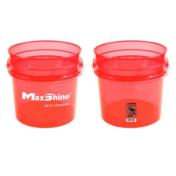 MaxShine MSB001-R Detailing Bucket -Transparent MaxShine MSB001-R Detailing Bucket -Transparent