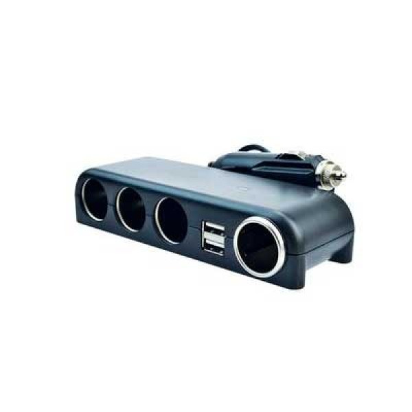 Автомобильный разветвитель прикуривателя с usb Janeca CDS-229 Автомобильный разветвитель прикуривателя с usb Janeca CDS-229