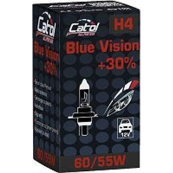 Автолампа H4 12V, 60/55W, P43t Blue Vision+30% Автолампа H4 12V, 60/55W, P43t Blue Vision+30%