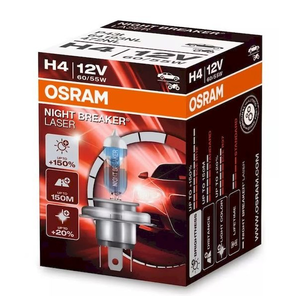 Автолампа Osram 64193 NL +150% H4 12V 60/55W Автолампа Osram 64193 NL +150% H4 12V 60/55W