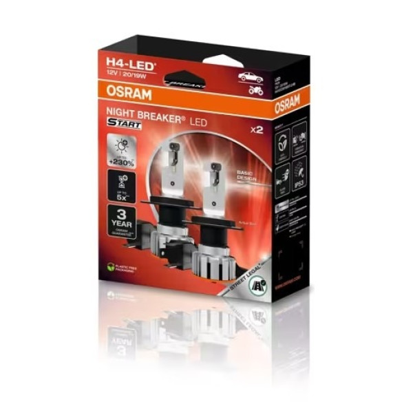 Bec auto Osram 64193 DWNBST-2HB 20/19W 12V P43T LED START H4 Bec auto Osram 64193 DWNBST-2HB 20/19W 12V P43T LED START H4