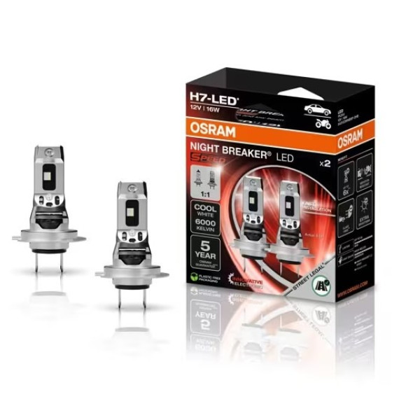 Bec auto Osram 64210 DWNBSP-2HB 16W 12V PX26D LED SPEED H7 Bec auto Osram 64210 DWNBSP-2HB 16W 12V PX26D LED SPEED H7