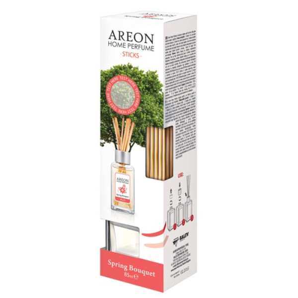Aromatizator de aer Areon Home Parfume Sticks 85ml (Spring Bougnet) Aromatizator de aer Areon Home Parfume Sticks 85ml (Spring Bougnet)