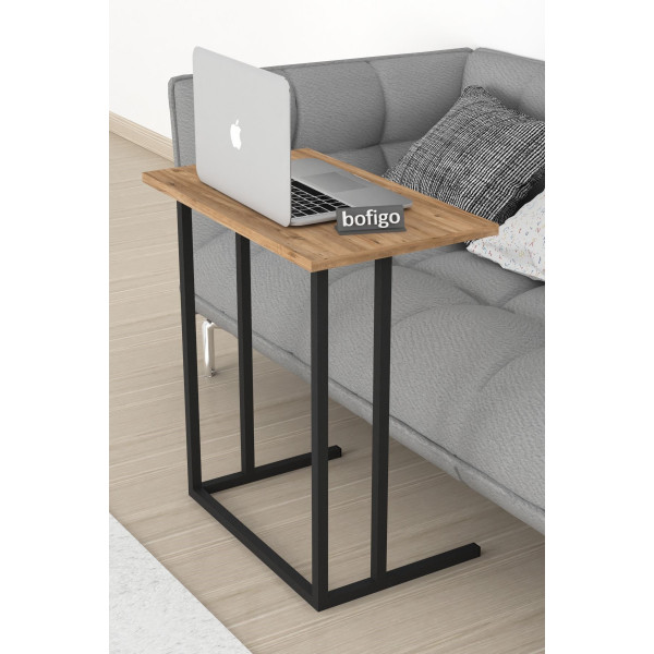 Стол для ноутбука с ножками Metal Nex Home, 60 x 35,5 x 65 см, Дуб Стол для ноутбука с ножками Metal Nex Home, 60 x 35,5 x 65 см, Дуб