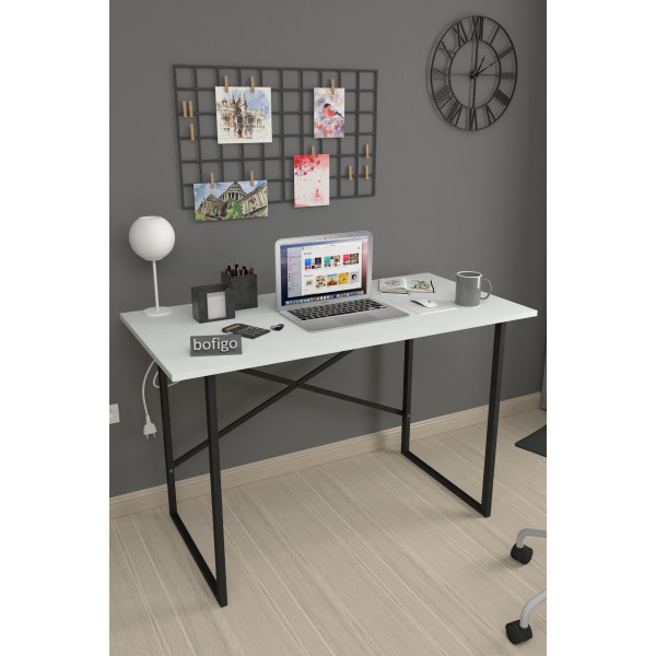 Masa de birou Metal Nex Home 120 x 60 cm, Alb Masa de birou Metal Nex Home 120 x 60 cm, Alb