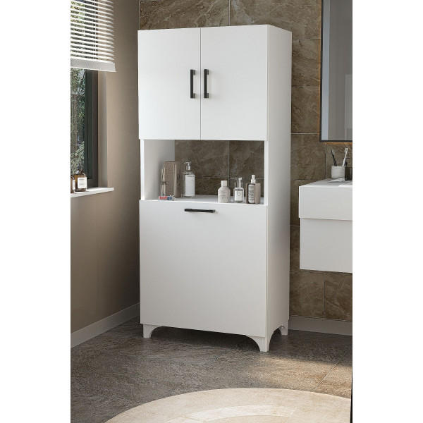 Шкаф для ванной комнаты Damla Nex Home 60 x 34 x 153 см, Белый
