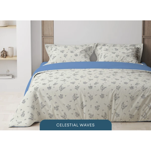 Set de lenjerie pentru pat Relaxe Home Soft Dreams 200 x 220 cm Celestial Waves Set de lenjerie pentru pat Relaxe Home Soft Dreams 200 x 220 cm Celestial Waves