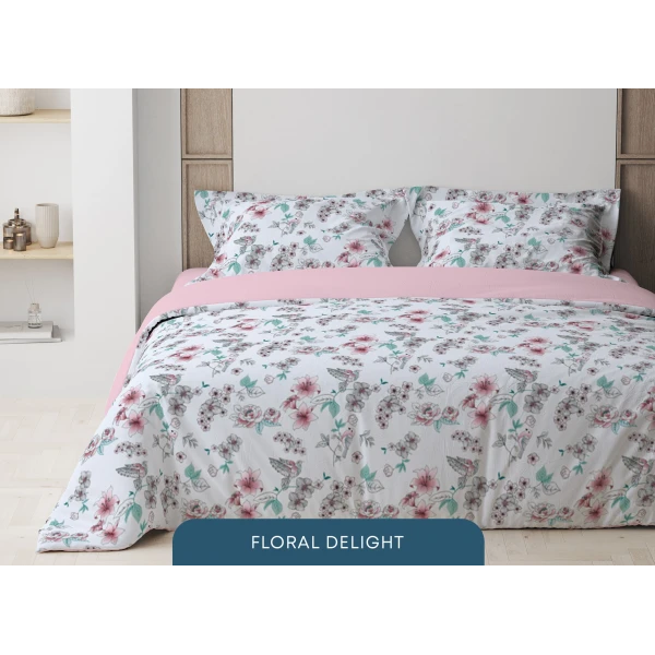 Комплект постельного белья Relaxe Home Soft Dreams 200 x 220 см Floral Delight