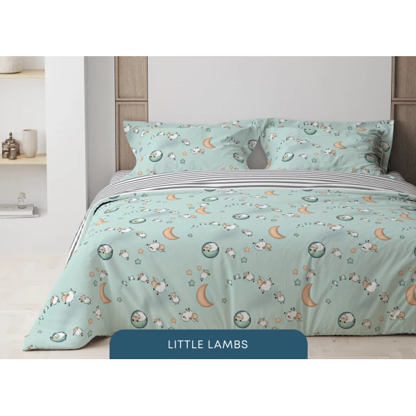 Lenjerie de pat pentru copii TEP "Tepik" 140 х 105 cm Little Lambs