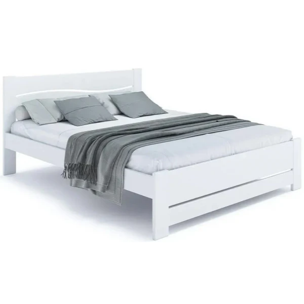 Деревянная кровать KLEN Venetia 160 x 200 см Белый Деревянная кровать KLEN Venetia 160 x 200 см Белый