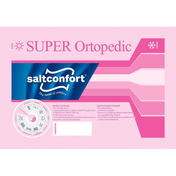 Saltea pentru copii Saltconfort Super Lux Ortopedic 60x120 (25 cm) Saltea pentru copii Saltconfort Super Lux Ortopedic 60x120 (25 cm)