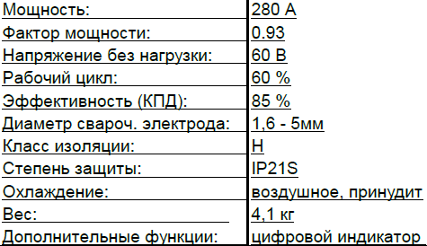 Сварочные аппараты Start PRO SPI-280