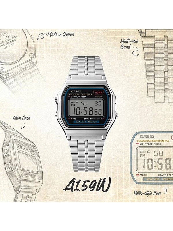 Ceas Casio Vintage A159WE-1EF Ceas Casio Vintage A159WE-1EF
