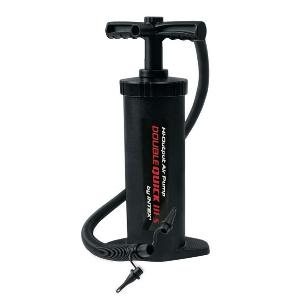 INTEX Pompa de aer manuală „Double Quick III”, furtun cu 4 duze, 48 cm INTEX Pompa de aer manuală „Double Quick III”, furtun cu 4 duze, 48 cm