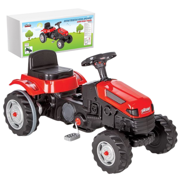 Tractor cu pedale ACTIVE, roșu Tractor cu pedale ACTIVE, roșu
