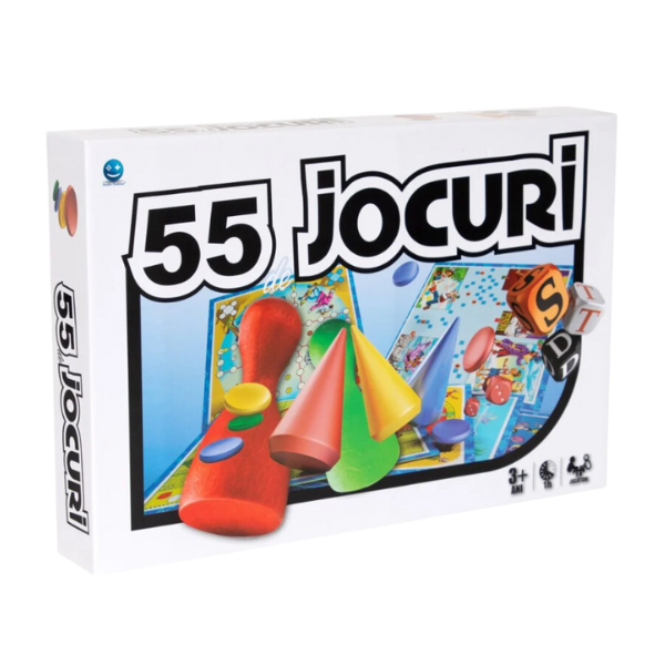 Joc de societate „55 în 1”, (ro), Smile Games Joc de societate „55 în 1”, (ro), Smile Games