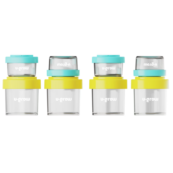 Set 8 recipiente cu capac pentru stocarea hranei copiilor, 4×80 ml + 4×220 ml Set 8 recipiente cu capac pentru stocarea hranei copiilor, 4×80 ml + 4×220 ml