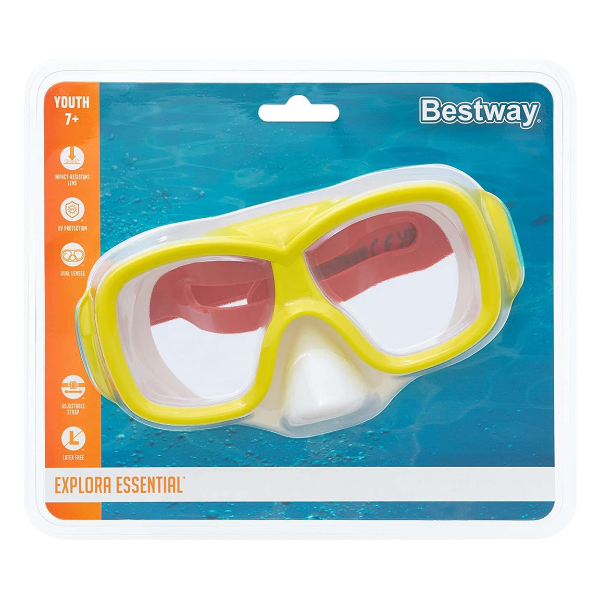 Bestway Маска для плавания «Акванавт», 7+, 3 модели Bestway Маска для плавания «Акванавт», 7+, 3 модели
