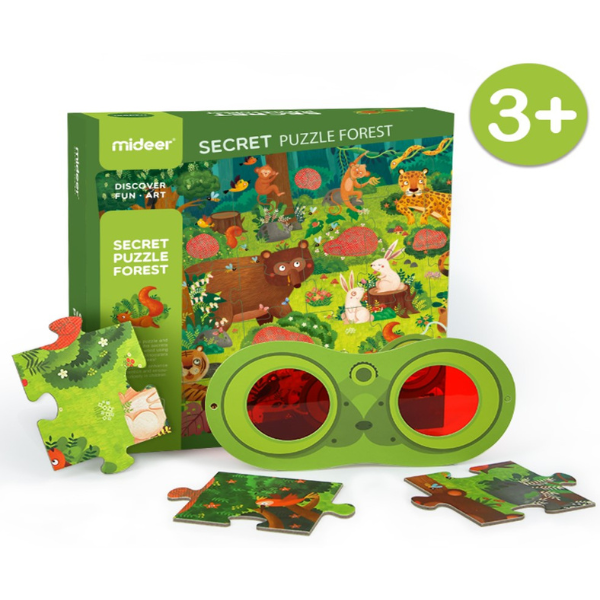Puzzle cu taine „Pădurea”, 35 elem. Puzzle cu taine „Pădurea”, 35 elem.