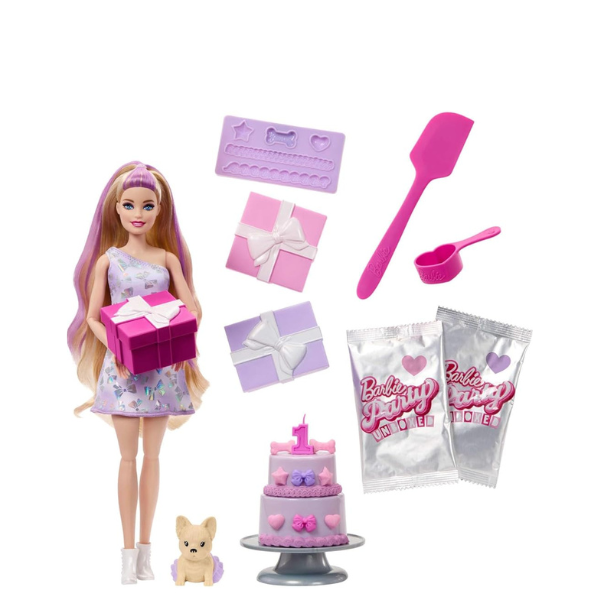 Set de joacă Barbie „Ziua de naștere a animalului de companie” Set de joacă Barbie „Ziua de naștere a animalului de companie”