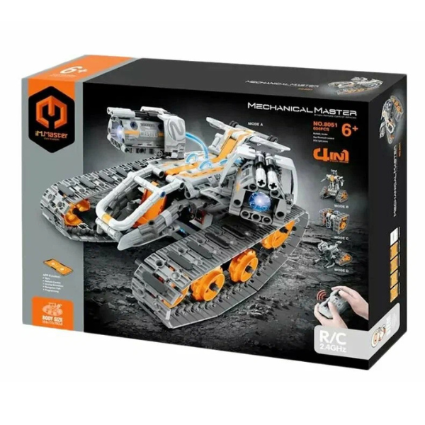 Set de construcție 4 în 1 iM Master Mechanical Master „Vehicul tot-teren” cu telecomandă, 622 piese Set de construcție 4 în 1 iM Master Mechanical Master „Vehicul tot-teren” cu telecomandă, 622 piese
