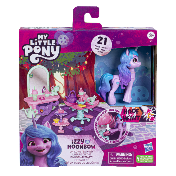 Set de joacă My Little Pony „Petrecerea cu ceai a unicornului Izzy Moonbow”, 20 de accesorii Set de joacă My Little Pony „Petrecerea cu ceai a unicornului Izzy Moonbow”, 20 de accesorii