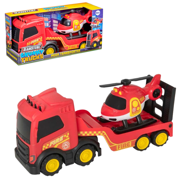 Transportor de pompieri Teamsterz cu elicopter