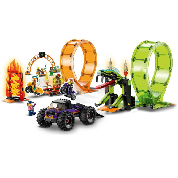 LEGO City «Double Loop Stunt Arena», 598 элем. LEGO City «Double Loop Stunt Arena», 598 элем.